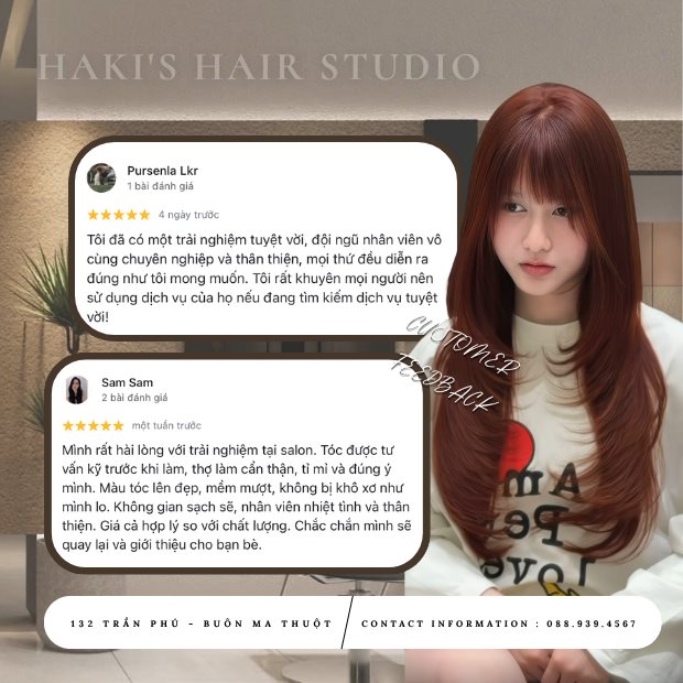 Đánh giá 5 sao của khách hàng trên Google